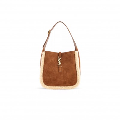 YSL LE 5 À 7 SHEARLING-TRIM LEATHER SHOULDER BAG 7139381QSIW2281 (23*22*8.5cm) YSL LE 5 À 7 SHEARLING-TRIM LEATHER SHOULDER BAG 7139381QSIW2281 (23*22*8.5cm)